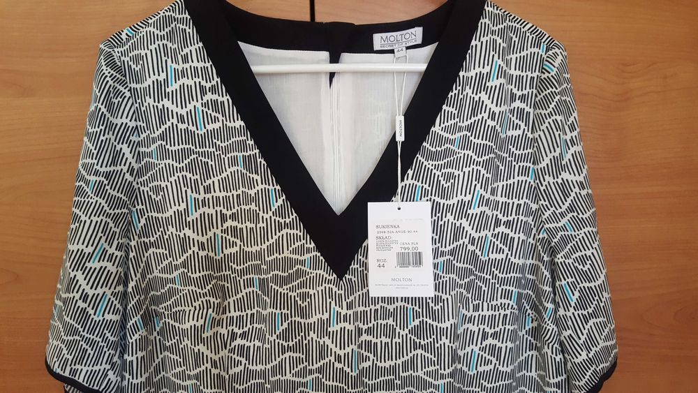 Nowa! Sukienka letnia, MOLTON. R 44