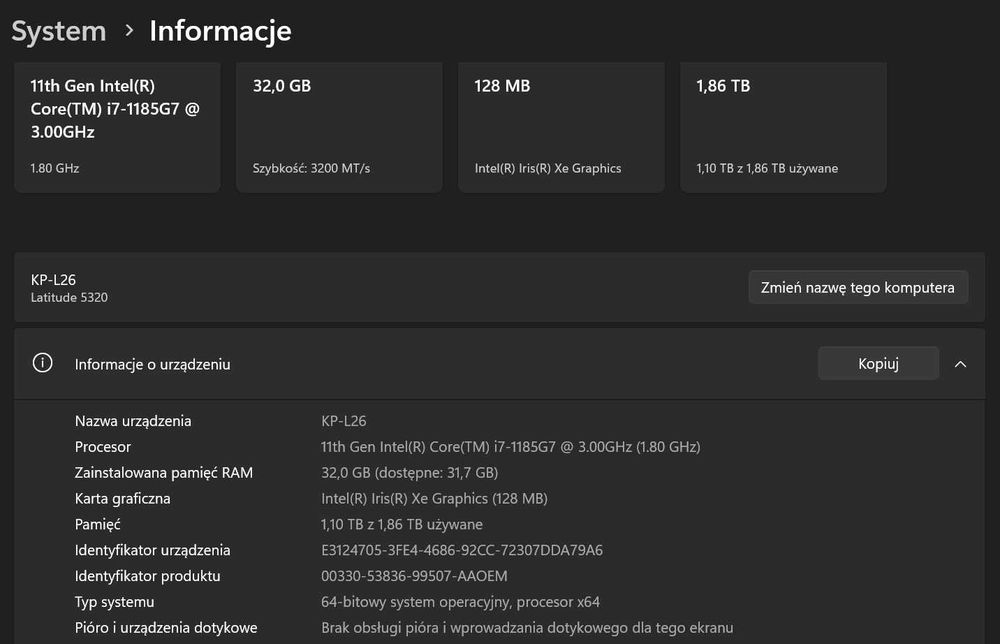 Dell Latitude 5320