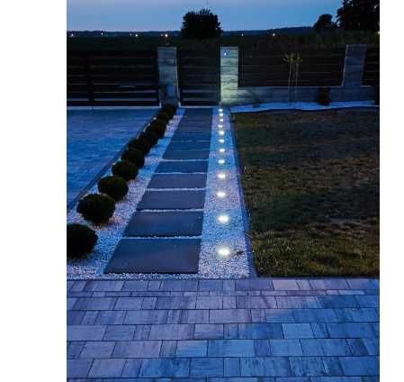 *HIT* Lampki LED 12 sztuk Mocne Wydajne na ogród dysk solarna EKO