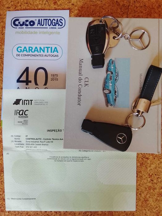 Mercedes CLK Kompressor, óptimo estado, GPL selo verde, motor alemão