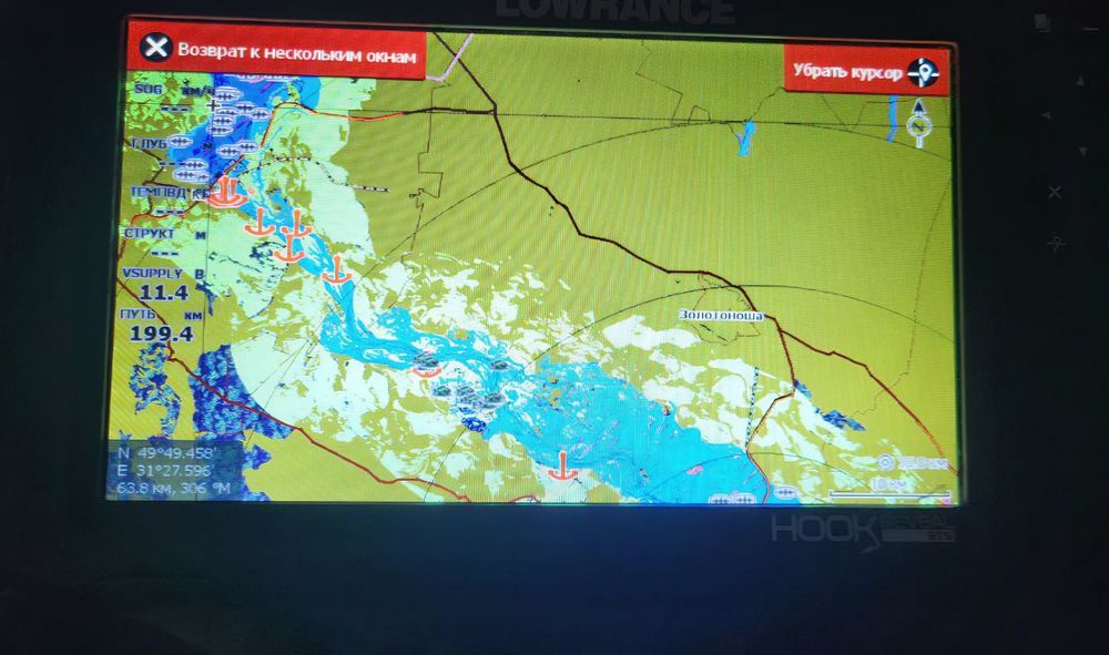 Ехолот Lowrance hook reveal 9 tripleshot