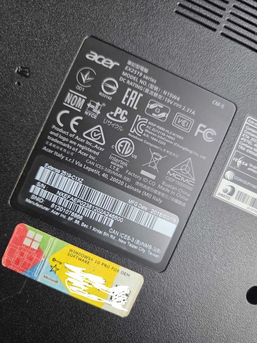 Matryca 15.6 do Acer Extensa 2519