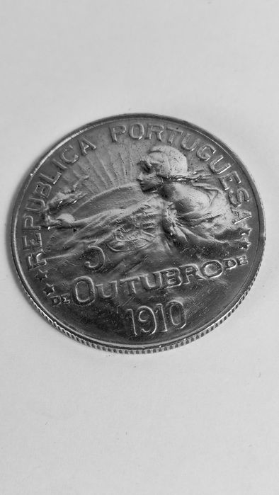 Moeda 1 Escudo 5 Outubro 1910 Implementação da República 1910