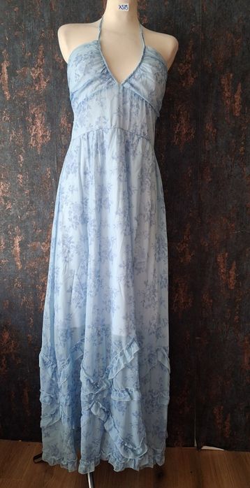 Letnia długa maxi sukienka openback rozmiar L/xl