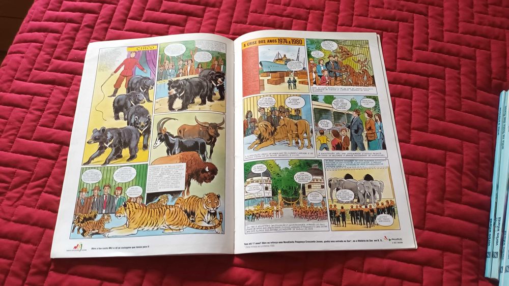 Livro em banda desenhada - História do Jardim zoológico de Lisboa