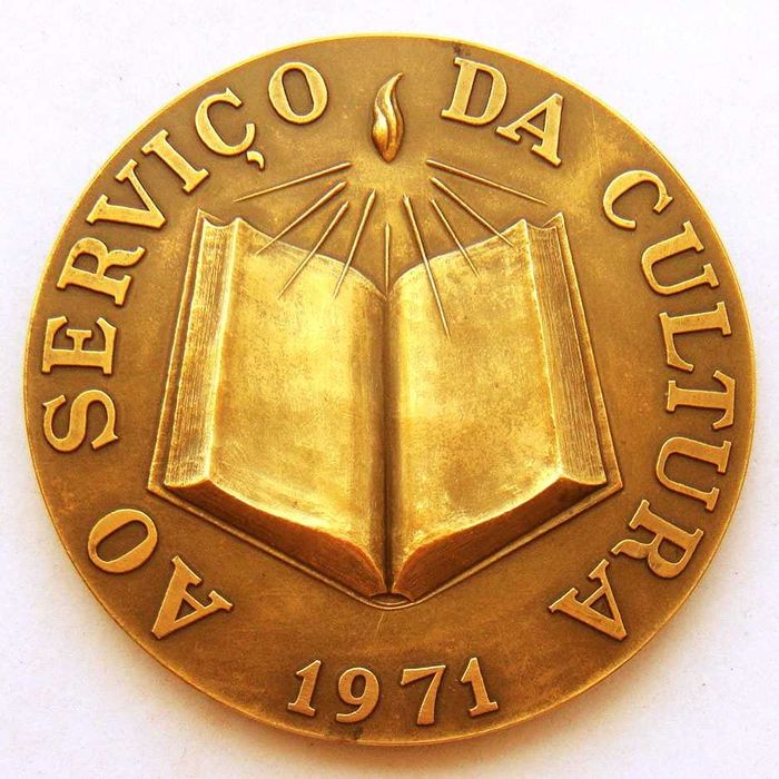 Medalha de Bronze Cultura 30 Anos da Livraria Portugal 1971