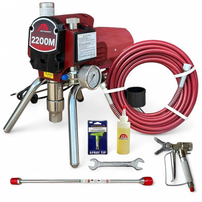 Поршневий безповітряний фарбувальний апарат 2200M (2.4 л/хв 1300 Вт)