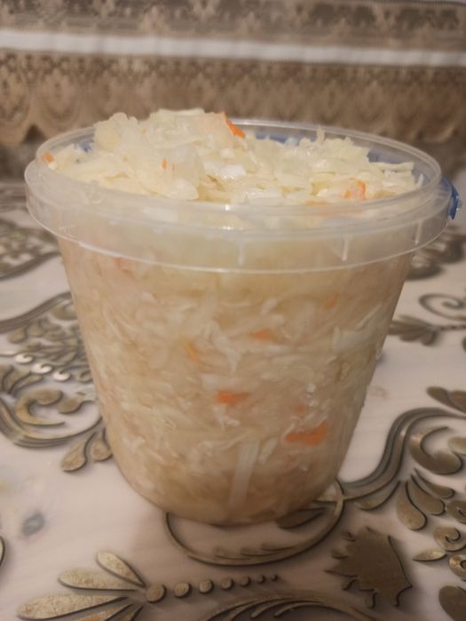 Квашена капуста відерце 1л