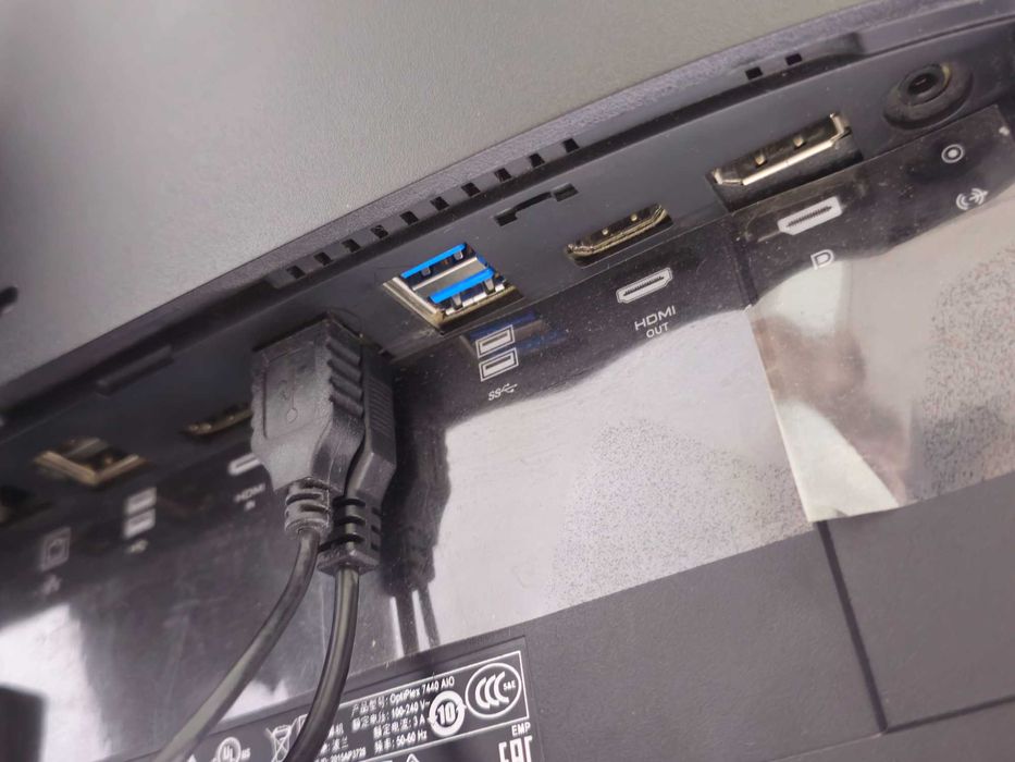 Моноблок DELL OptiPlex 7440 24" Core i3-6gen/8Gb/HDD 500/СЕНСОР дет.