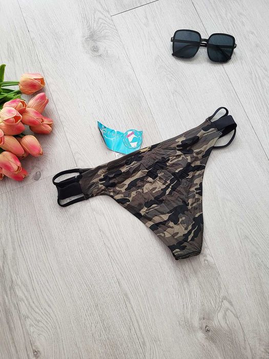 Nowe majtki figi od stroju kąpielowego bikini moro Censored