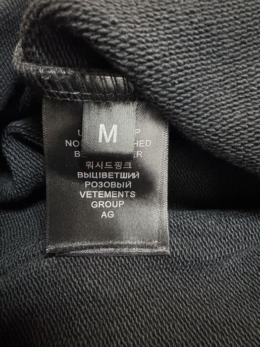 Худі Vetements Embossed Logo M L hoodie balenciaga rick