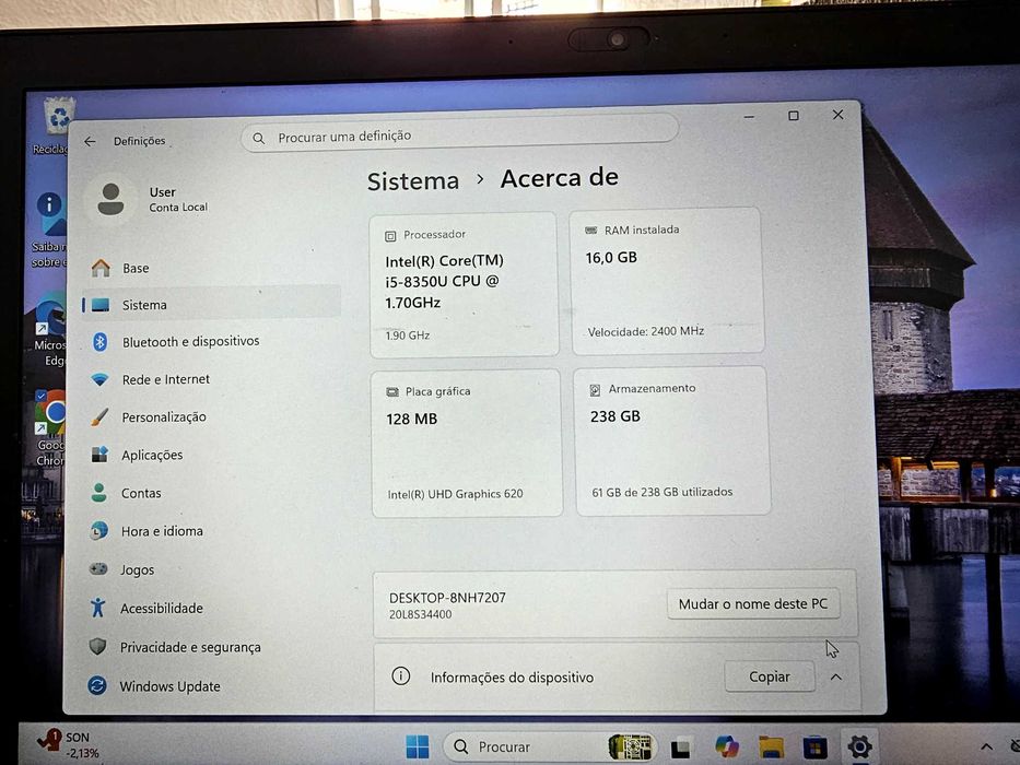 Portátil Thinkpad lenovo