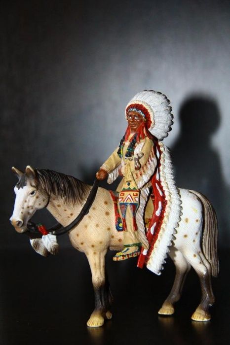 индейцы ковбои SCHLEICH, PAPO, BULLYLAND 90-100мм