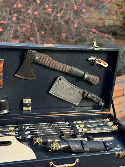 Набір шампурів Вікінг 2.0 ELIT BS68 Подарочный набор для шашлыка