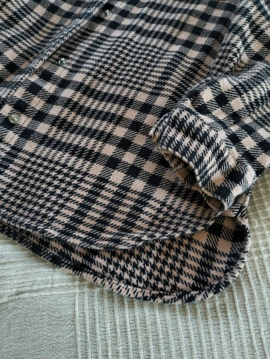 Koszula katana gruba dziewczęca krata 152 h&m
