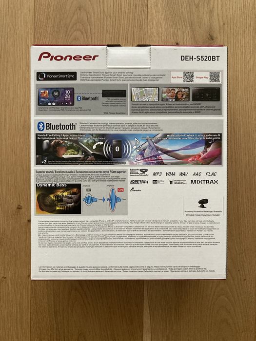 Pioneer DEH-S520BT igual a novo