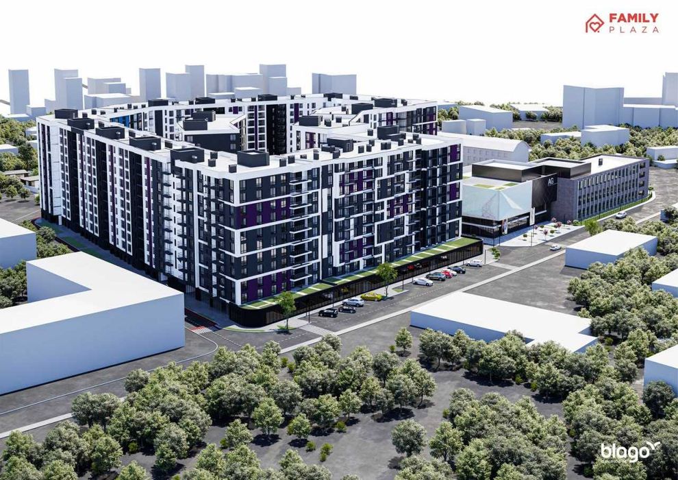 Продається 2-кімнатна квартира, 72 м², ЖК Family Plaza