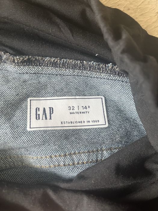 Jeansy ciazowe GAP XL