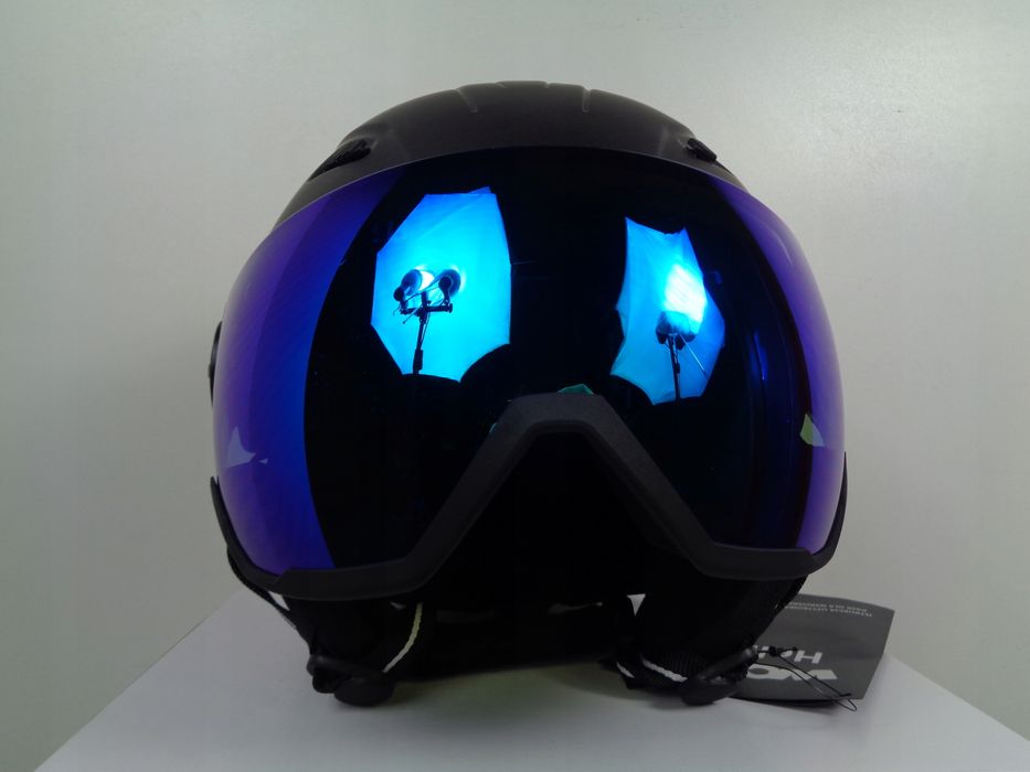 *nartybochnia.pl* kask WOOSH mat BLACK szyba REVO SHIFT M (57-58CM)