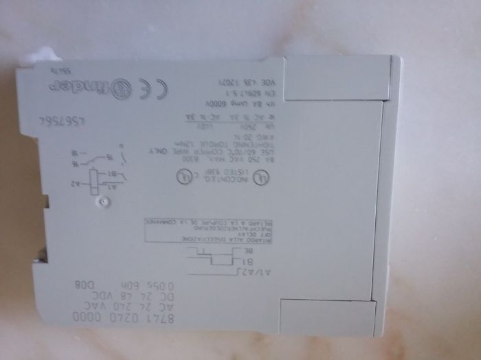 Relé com atraso - Delay Relay, 0.05-10 min, 0.05-10 s64738492607745121
