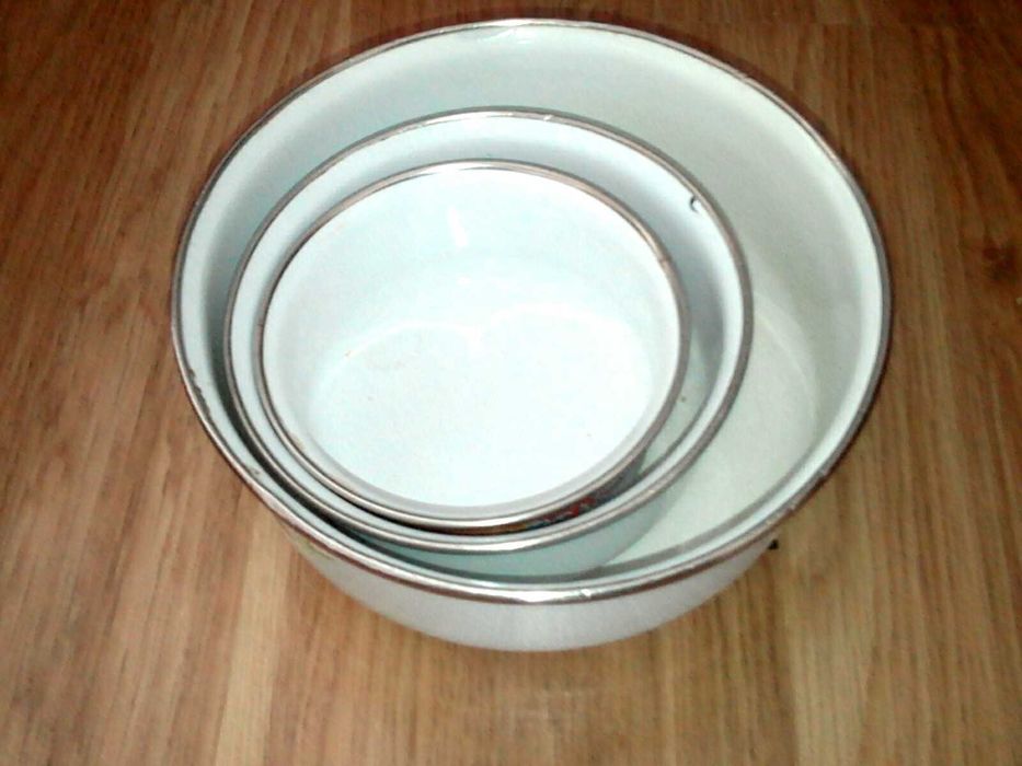 Судок Миска  Кастрюля Эмалированные нержавейка набор