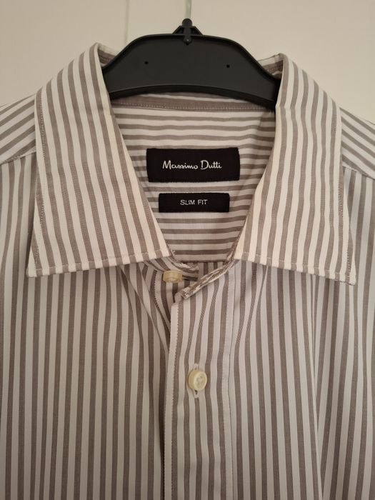 Camisa Massimo Dutti, slim fit, tam. XL, Como nova