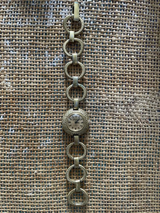 Piekny niemiecki GUB -Glautshutte plater  40-50 tych XX na 17 rubinach