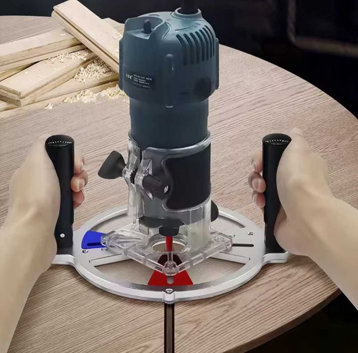 Для кромочного фрезера з копіювальним кільцем, центрошукачем