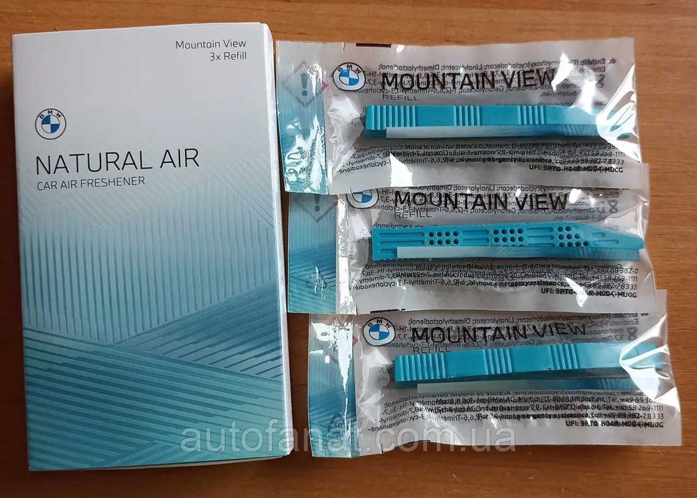Змінні картриджі BMW, НОВИНКА, Оригінал ароматизатор бмв освіжувач