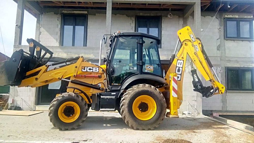 Usługi koparko ladowarka