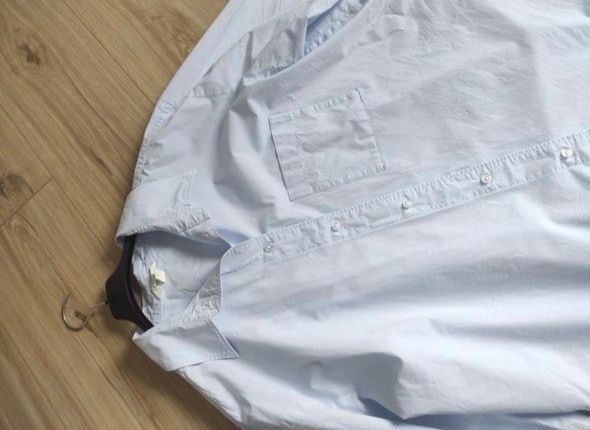 Рубашка h&m, рубашка голубая massimo dutti, женская