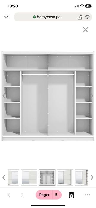 Guarda roupa Sierra da Hommy