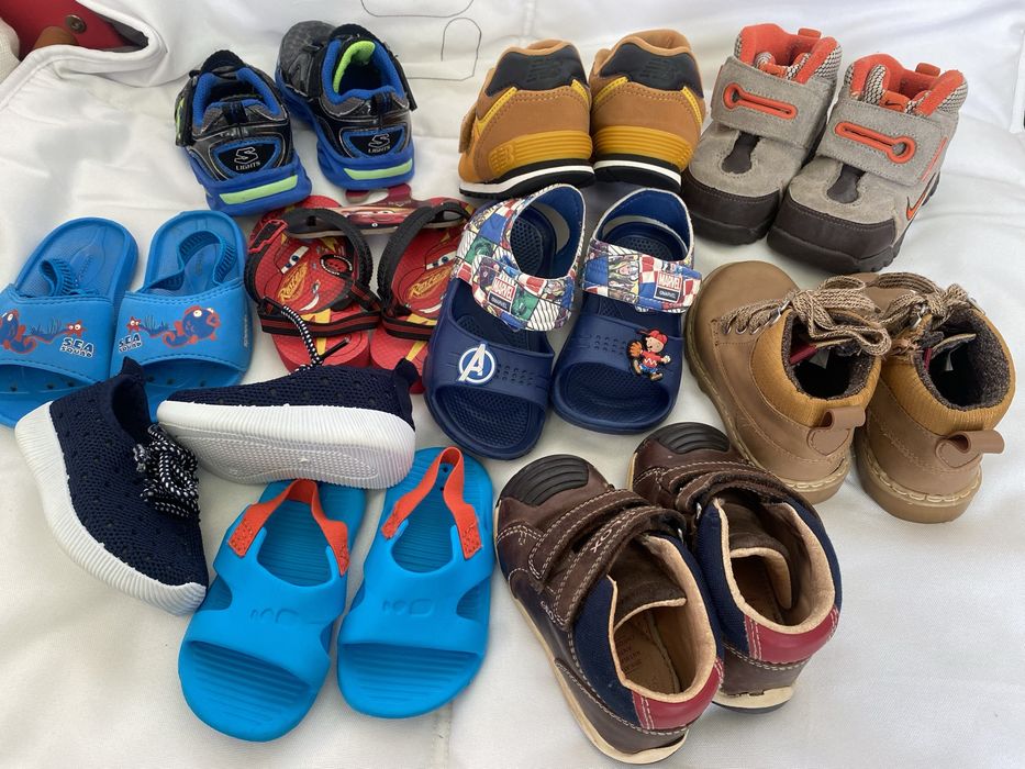 Calcado menino Tenis, Sandalias, Sapatos, Botas Geox, Nike, Zara 18-23