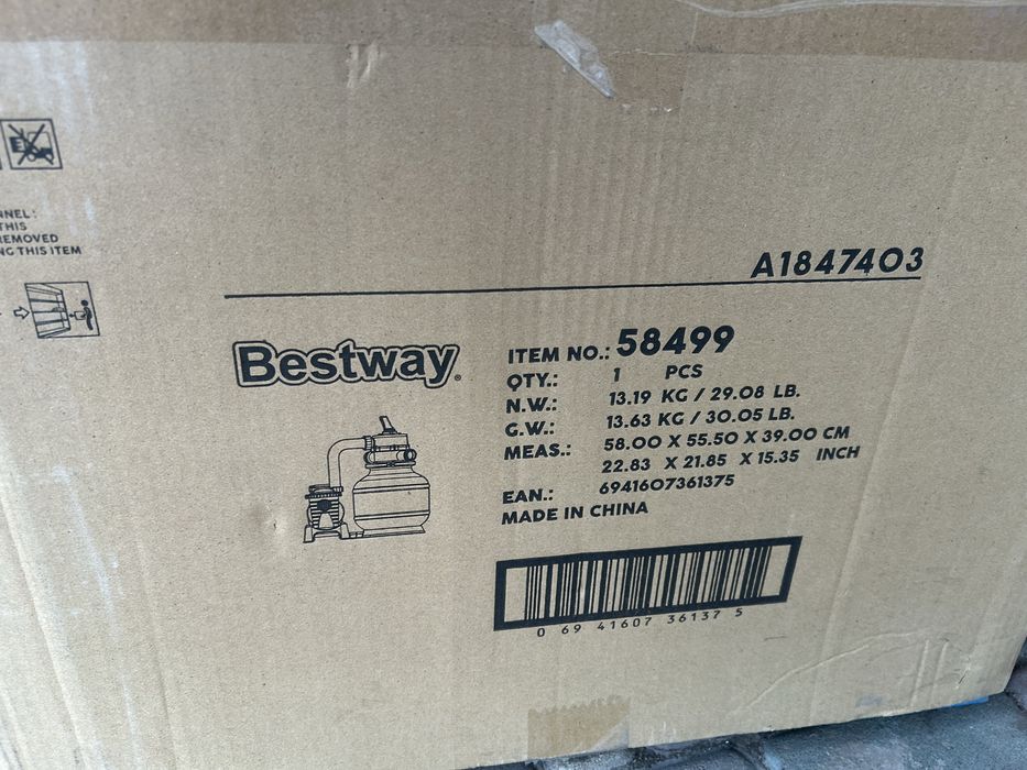 Продаю пісочний фільтр-насос для басейну Bestway, модель 58497