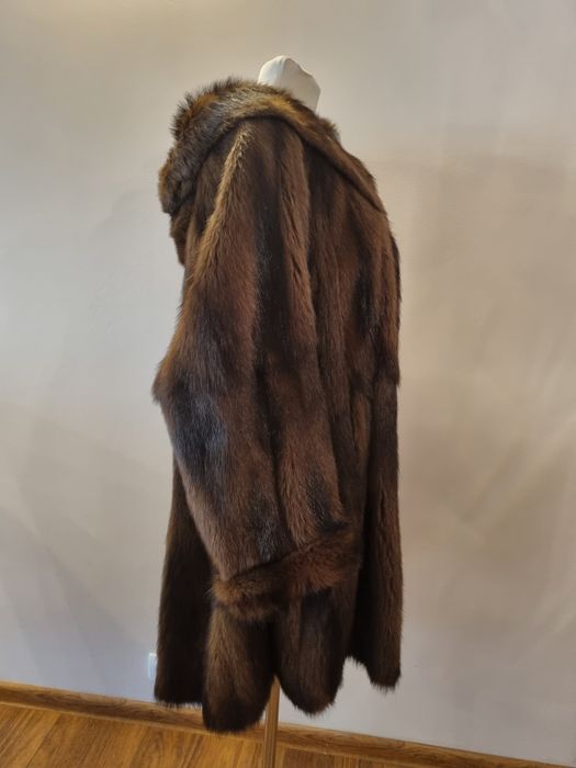 Futro norki naturalne włoskie