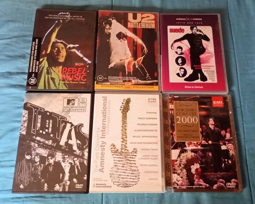 --» 6 DVDs (Música) «--