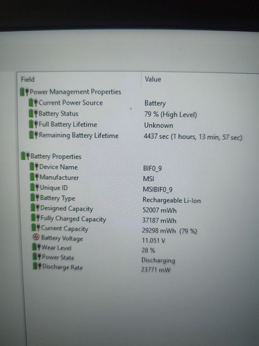 Продам ноутбук 17" MSI Katana I7g11800/3060 6gb/16gb/512gb