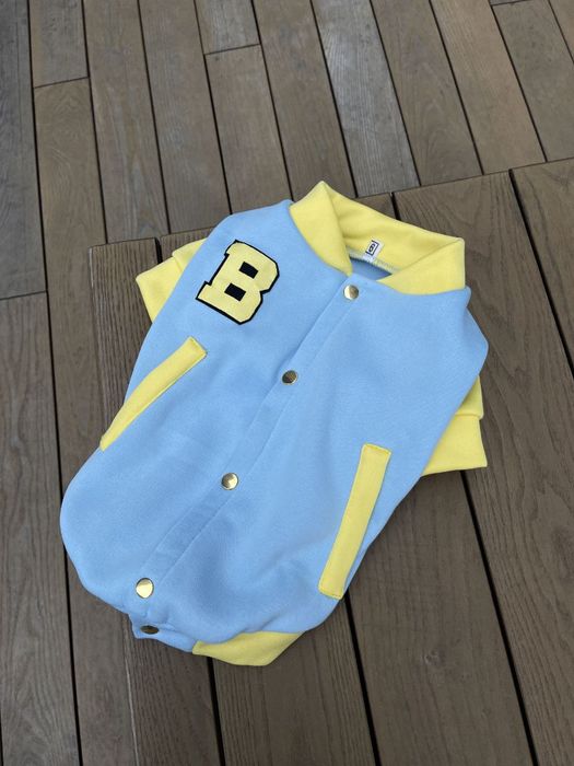 Бомпер жовто-блакитний