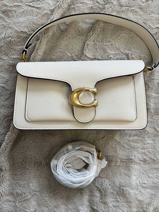 Сумка Coach Tabby Shoulder Bag 26 Біла