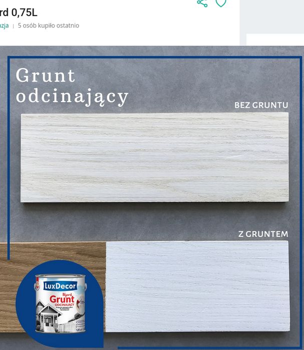 Njord grunt odcinający do elementów drewnianych, 2,5 l