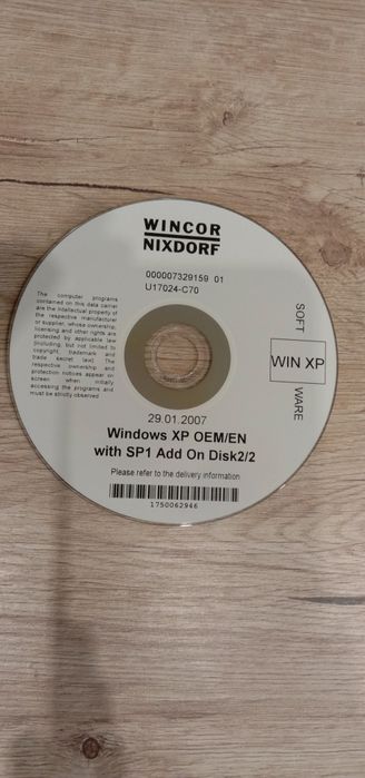 Установочный диск Windows XP OEM