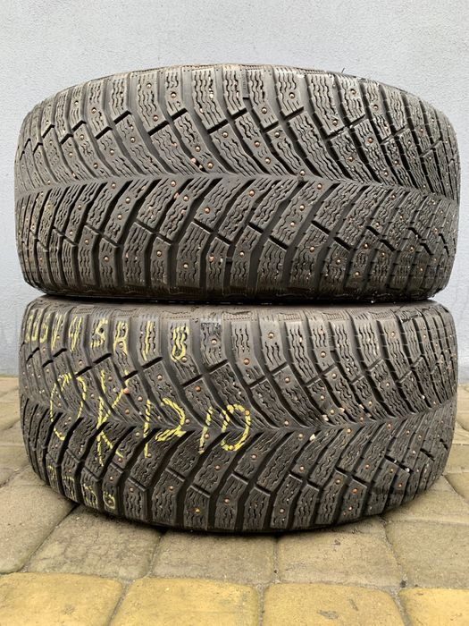 (2шт) 255/45R18 Michelin X-Ice North4 (6.5мм) шип зимові шини