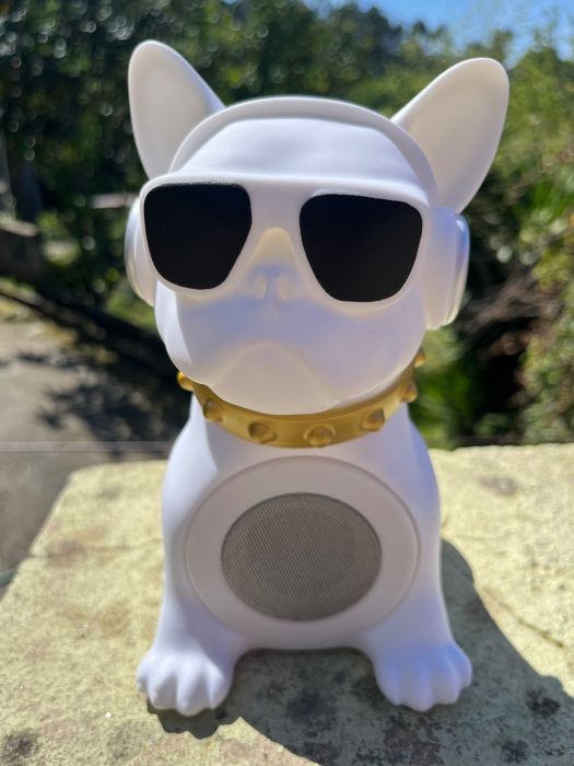 Coluna de som cachorro