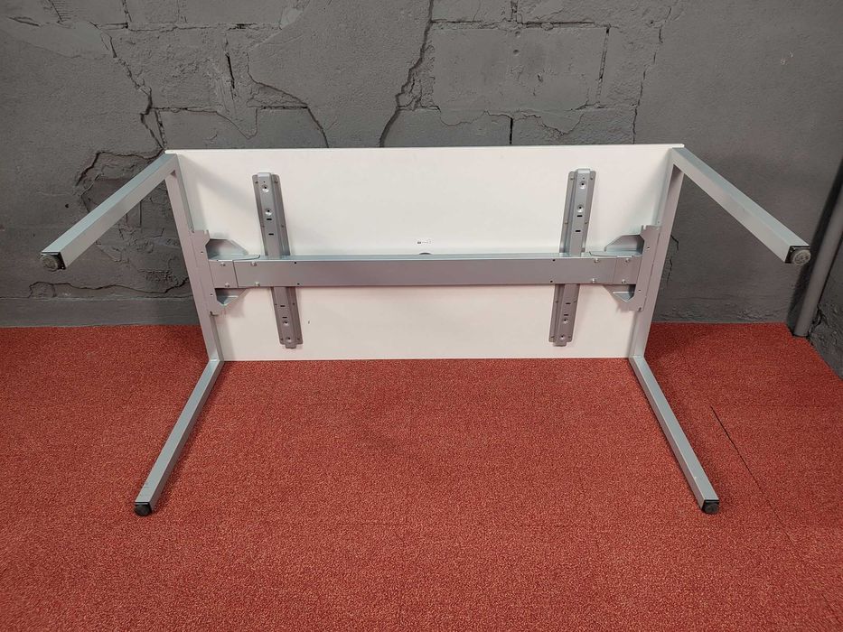 VS biurko 160x80cm białe jakość stabilne konferencyjne home office