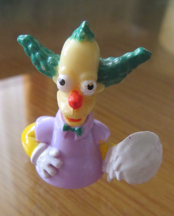 Personagem Krusty o palhaço + Oferta DVD The Hunt For Eagle One