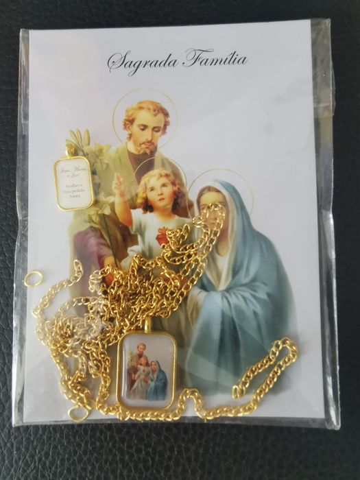 Escapulário dos Santos - Medalha Sagrada Família