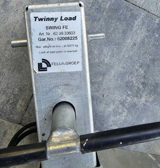 bagaznik na rowery, stojak na hak Twinny Load SWING FE ( takze na rowery Elektryczne)