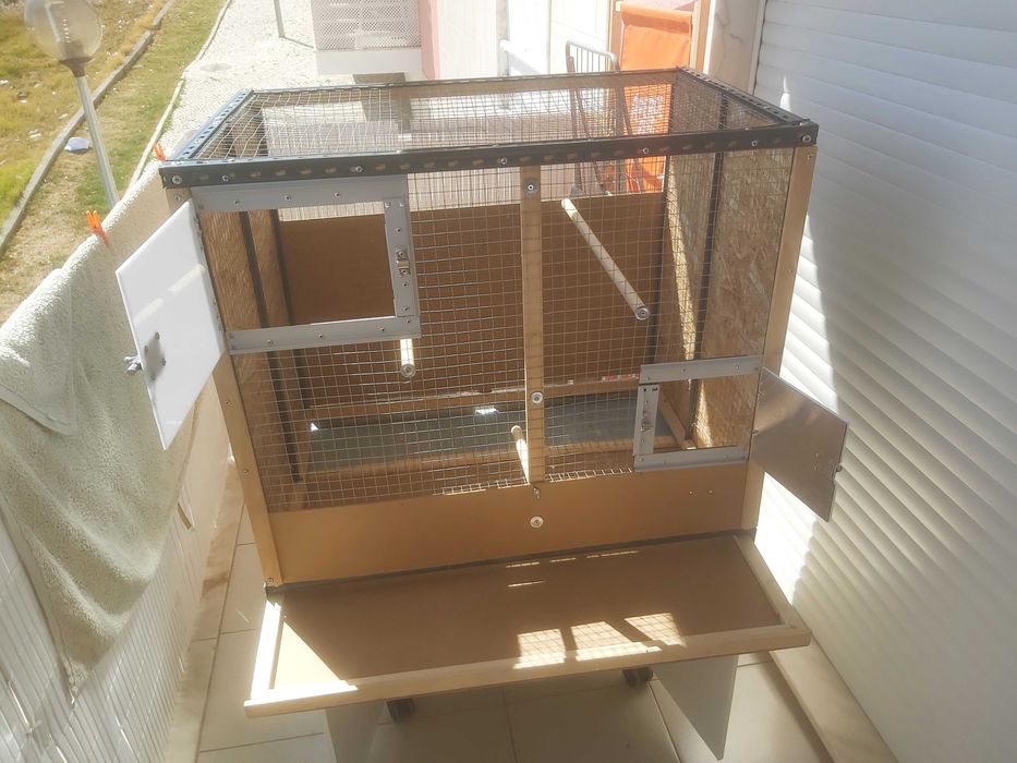 Viveiro Artesanal Aves médio porte Novo