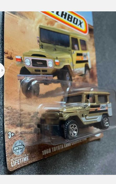 Toyota land cruiser fj 40 bj 40 escala 1:64 matchbox raro brinquedo