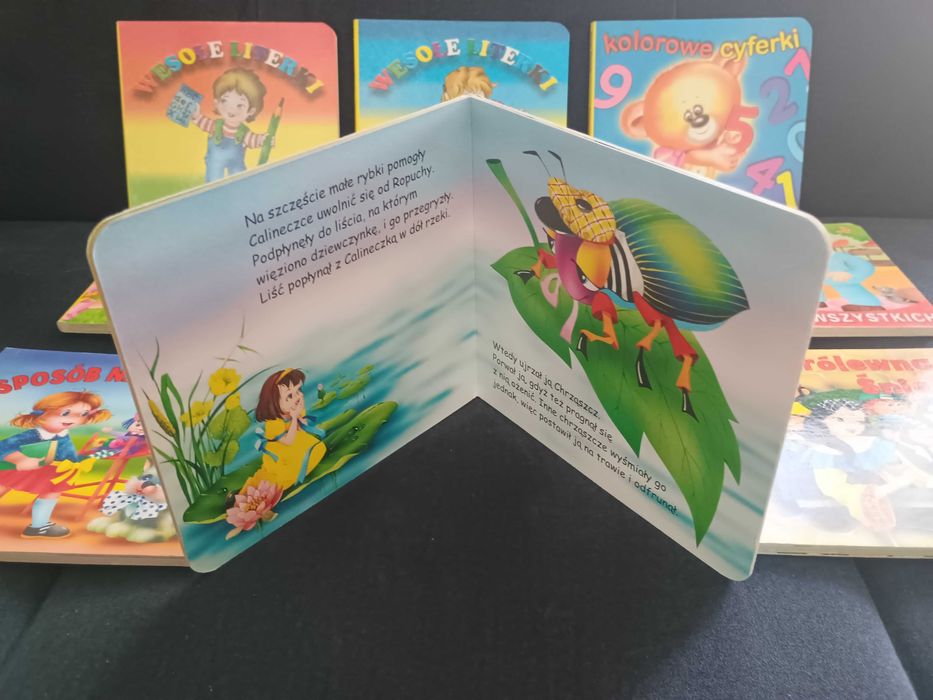 Książeczki dla dzieci 9 sztuk